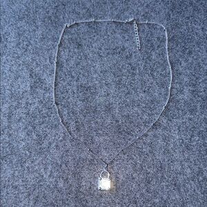 Charlie Paige Silver Necklace with Crystal Pendant‎